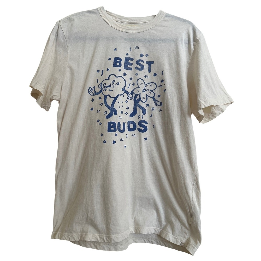 Imogene + Willie "Best Buds" Graphic Tee White Medium